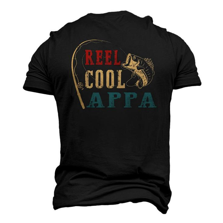 Mens Reel Cool Appa Fishing Fathers Day Men's 3D T-Shirt Back Print