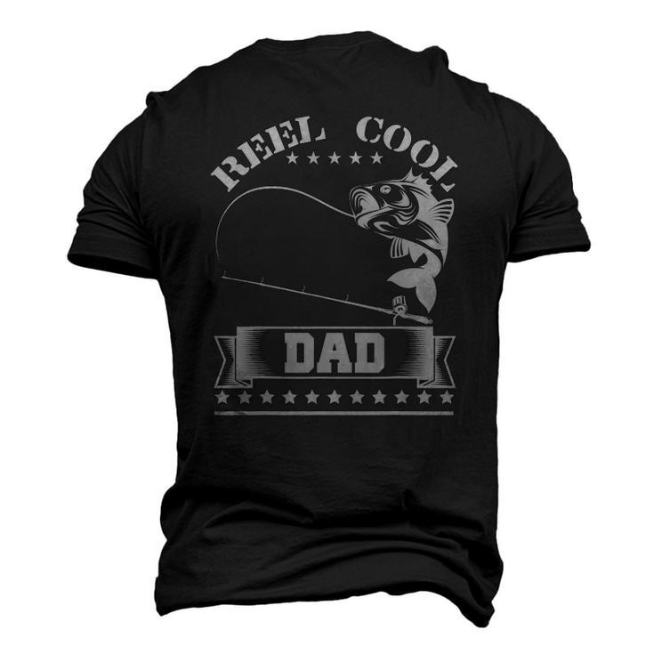 Reel Cool Dad Fishing Fathers Day Men's 3D T-Shirt Back Print