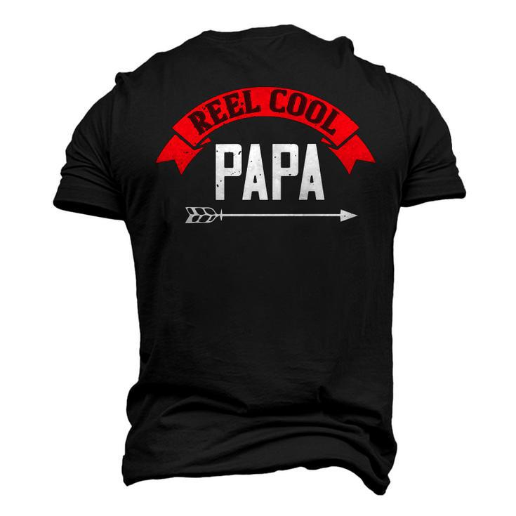 Reel Cool Papa Papa T-Shirt Fathers Day Gift Men's 3D Print Graphic Crewneck Short Sleeve T-shirt