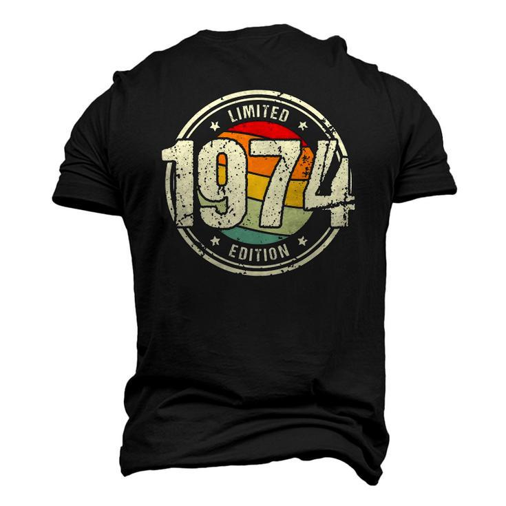 Retro 48 Years Old Vintage 1974 Limited Edition 48Th Birthday Men's 3D T-Shirt Back Print