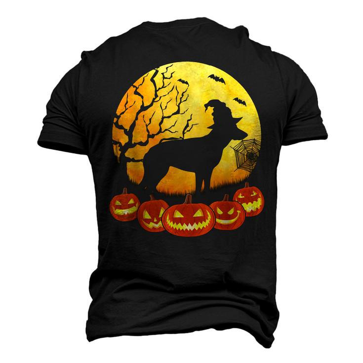 Retro Dog Lovers German Shepherd Halloween Costume Men's 3D T-shirt Back Print