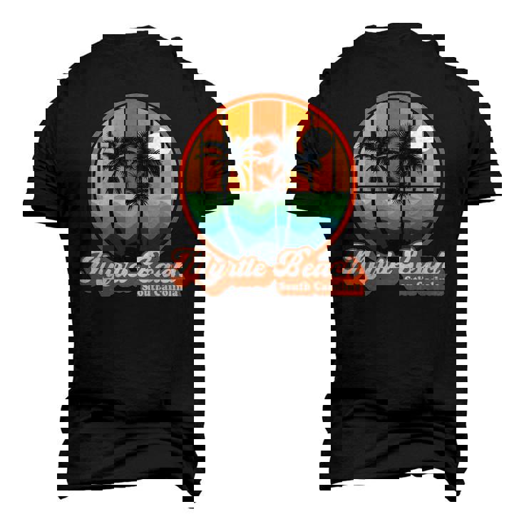 Retro Myrtle Beach South Carolina Summer 90S Beach Souvenirs Men's 3D T-Shirt Back Print
