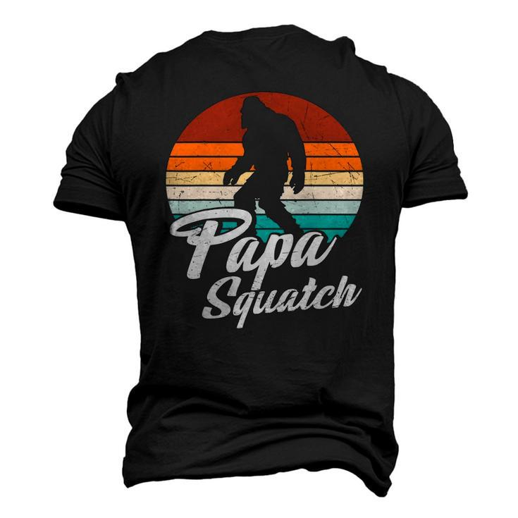 Retro Papa Squatch Yeti Vintage Men's 3D T-Shirt Back Print
