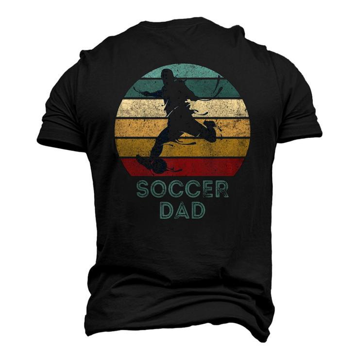 Retro Vintage Soccer Dad Men's 3D T-Shirt Back Print