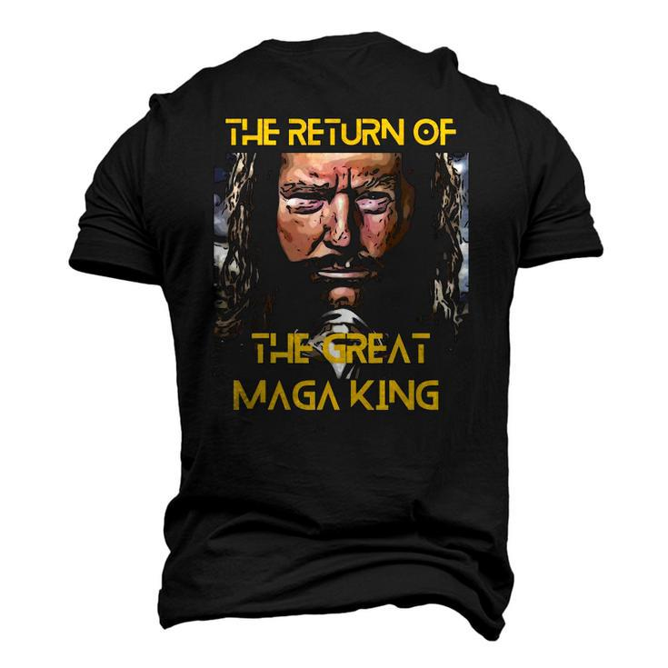 The Return Of The Great Maga King Ultra Maga Trump Men's 3D T-Shirt Back Print