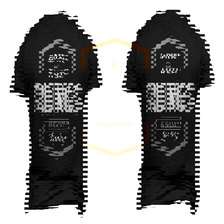 Ridings Name Ridings Premium Quality Men's 3D T-shirt Back Print