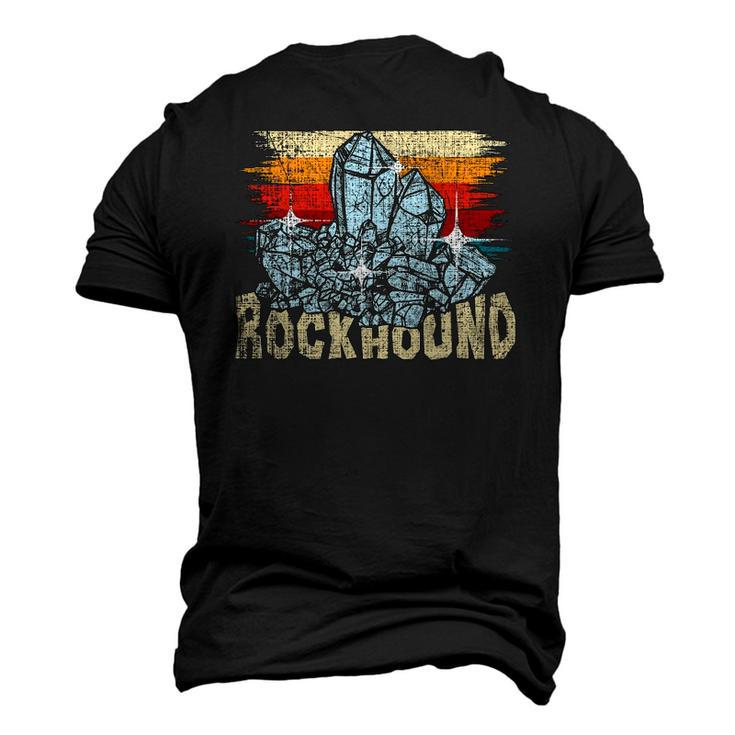 Rockhound Rock Collector Geode Hunter Geology Geologist Men's 3D T-Shirt Back Print
