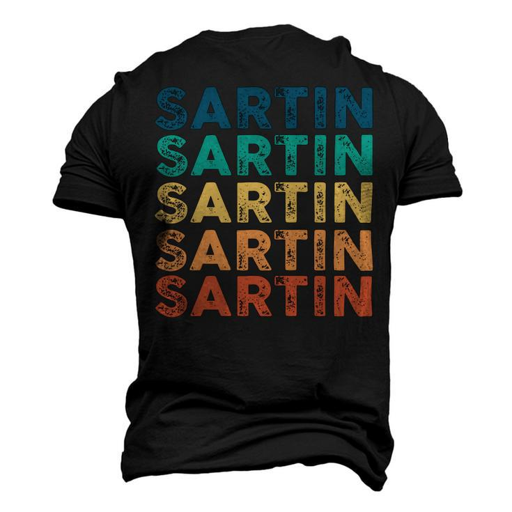 Sartin Name Shirt Sartin Family Name V2 Men's 3D Print Graphic Crewneck Short Sleeve T-shirt