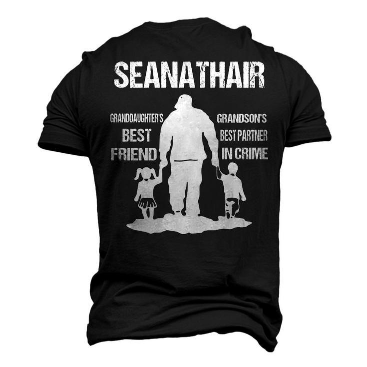 Seanathair Grandpa Seanathair Best Friend Best Partner In Crime Men's 3D T-shirt Back Print