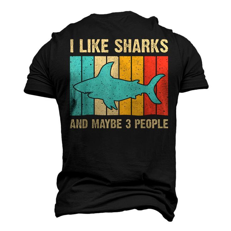 Shark For Kids Men Women Animal Shark Stuff Men's 3D T-shirt Back Print