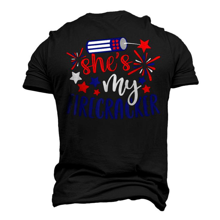 Shes My Firecracker His And Hers Patriot 4Th Of July Men's 3D T-shirt Back Print