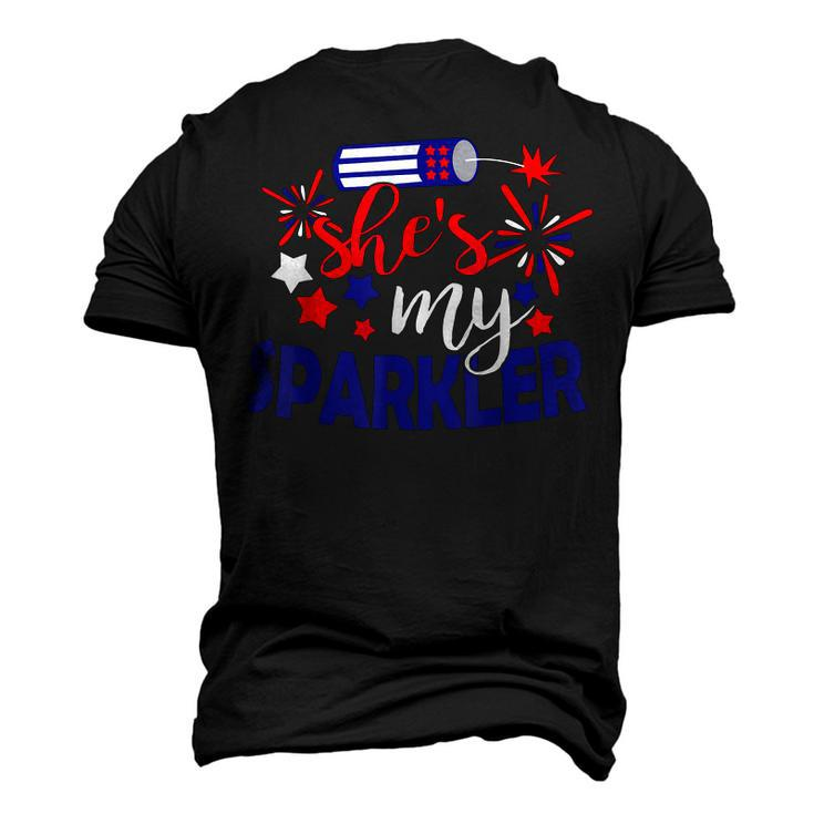 Shes My Sparkler 4Th Of July Matching Couples Men's 3D T-shirt Back Print