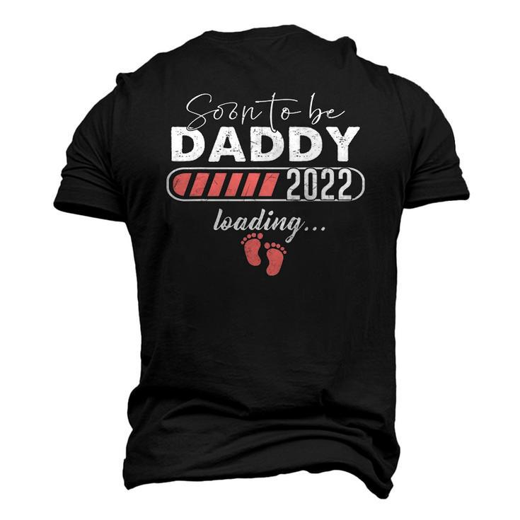 Soon To Be Daddy Est 2022 Pregnancy Announcement Men's 3D T-Shirt Back Print