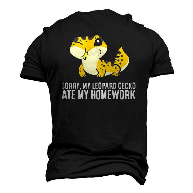 Sorry My Leopard Gecko Ate My Homework Men's 3D T-Shirt Back Print