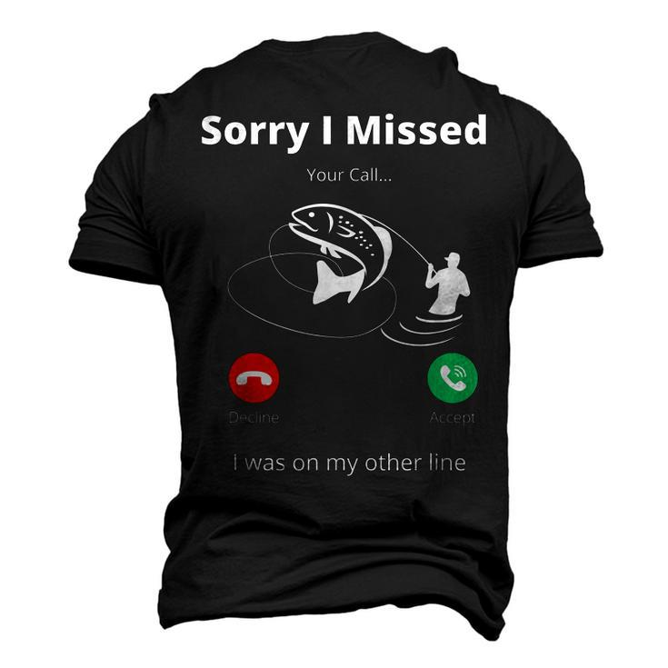 Sorry I Missed Your Call Was On Other Line Fishing Men V2 Men's 3D T-shirt Back Print
