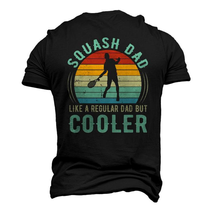 Mens Squash Dad Squash Sport Player Father Men's 3D T-Shirt Back Print