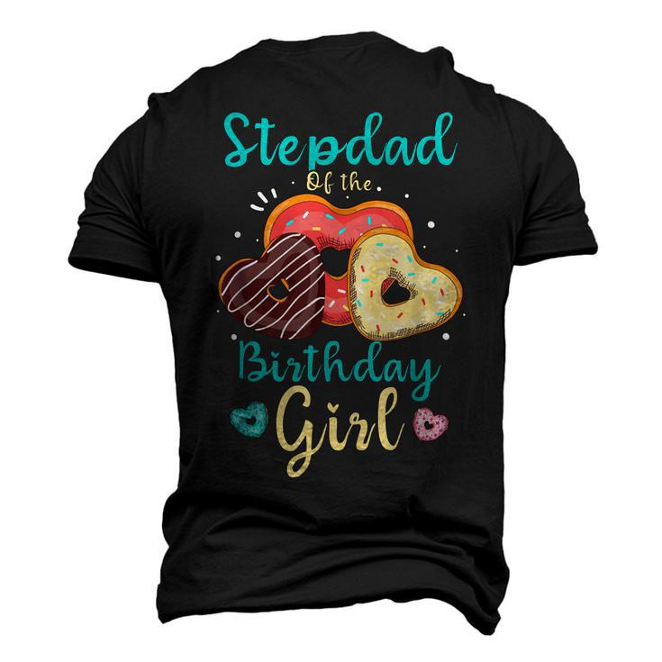 Stepdad Of The Birthday Girl Matching Family Birthday Men's 3D T-shirt Back Print