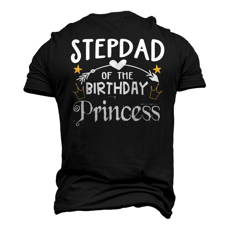 Stepdad Of The Birthday Princess Matching Family Men's 3D T-shirt Back Print