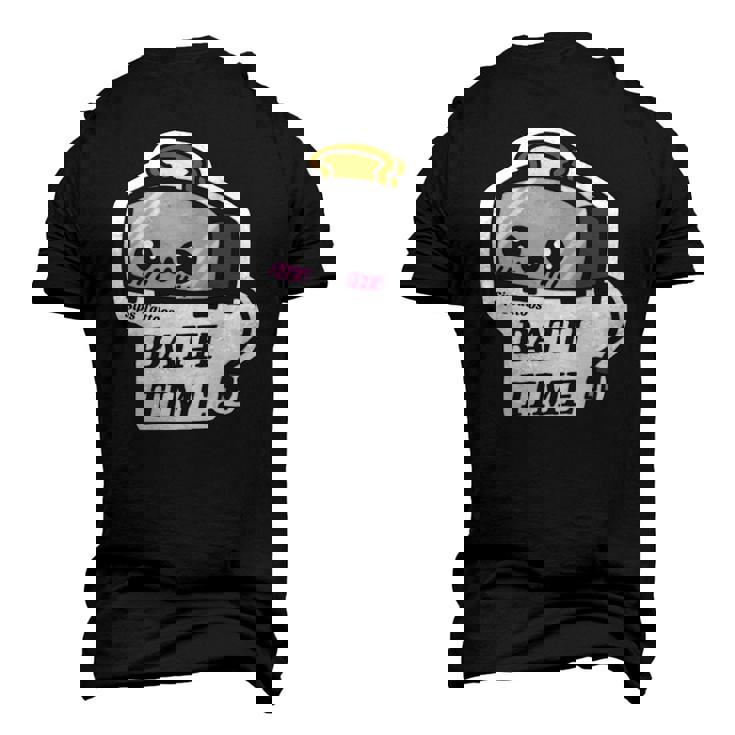 Stips Tattoos Bath Time Toaster Men's 3D T-Shirt Back Print