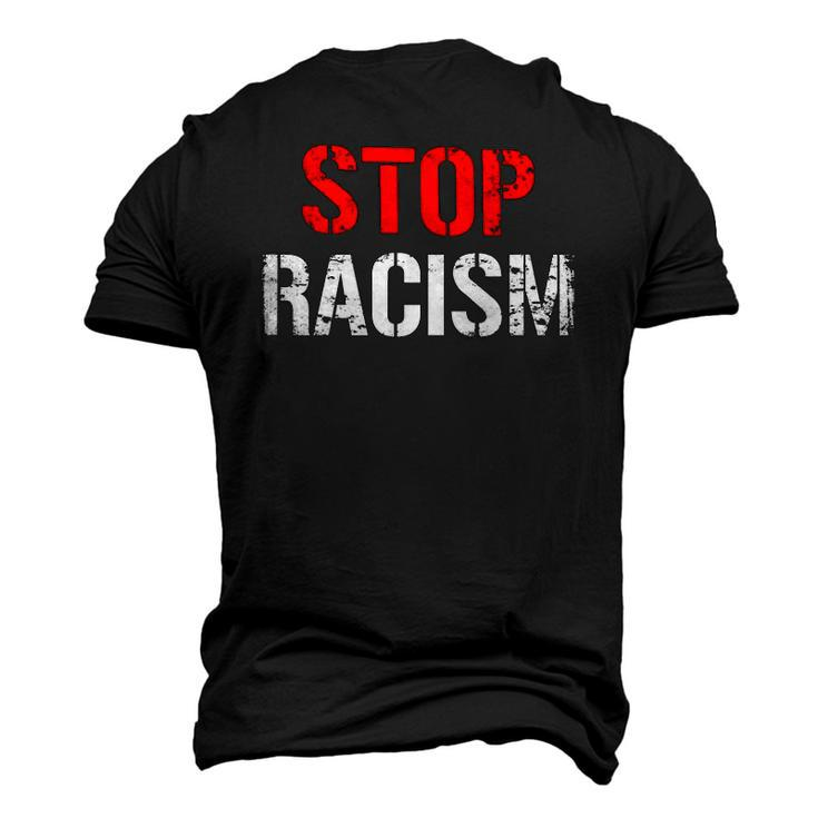 Stop Racism Human Rights Racism Men's 3D T-Shirt Back Print