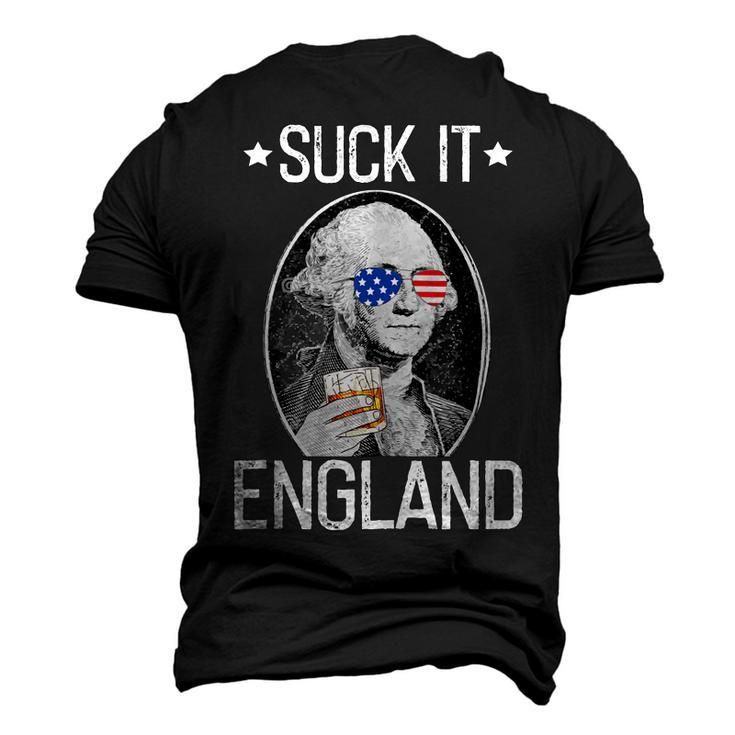 Suck It England 4Th Of July George Washington 1776 Men's 3D T-shirt Back Print