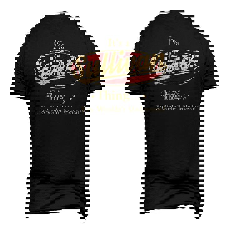 Sullivan Shirt Personalized Name T Shirt Name Print T Shirts Shirts With Name Sullivan Men's 3D T-shirt Back Print