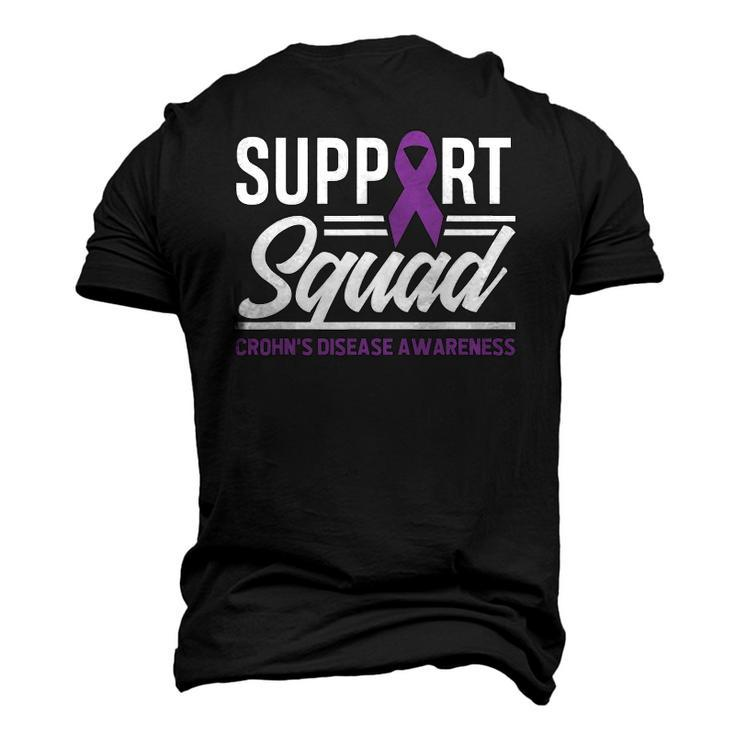 Support Squad Crohns Disease Warrior Crohns Awareness Men's 3D T-Shirt Back Print