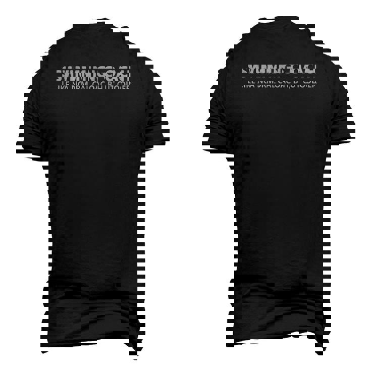 Swimming Coach Swim Coach Men's 3D T-Shirt Back Print