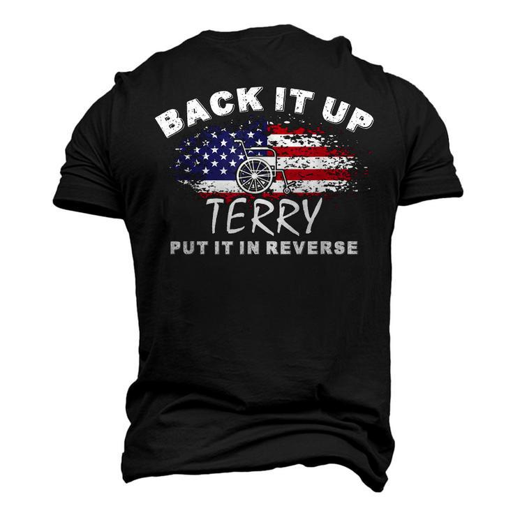 Back It Up Terry Put It In Reverse 4Th Of July Fireworks Men's 3D T-shirt Back Print