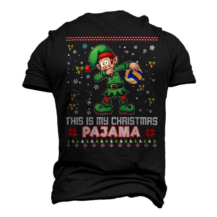 This Is My Christmas Pajama Volleyball 874 Shirt Men's 3D Print Graphic Crewneck Short Sleeve T-shirt