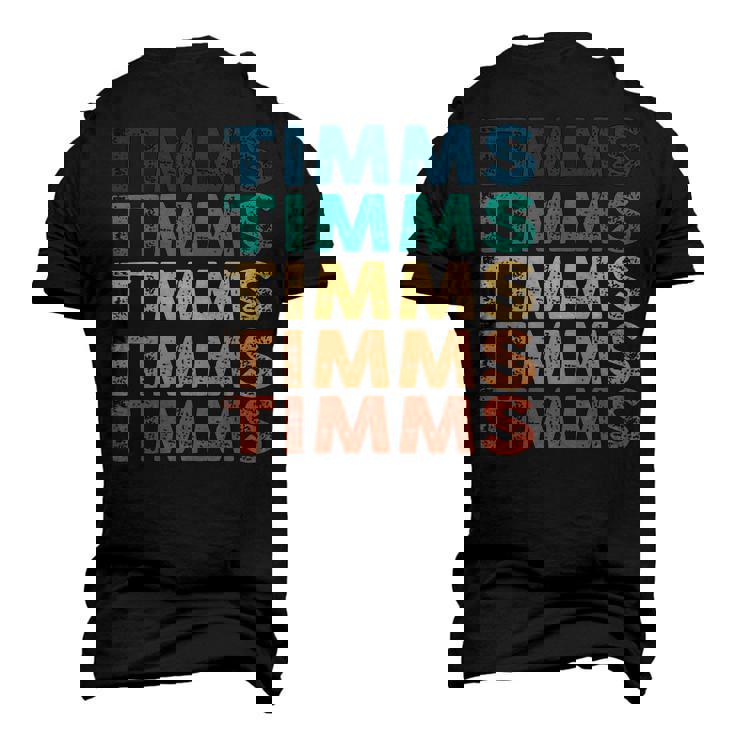 Timms Name Shirt Timms Family Name Men's 3D Print Graphic Crewneck Short Sleeve T-shirt