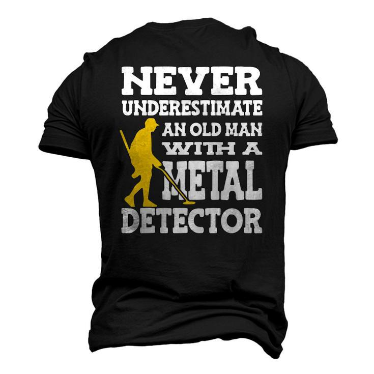 Treasure Hunter Metal Detecting Detectorist Dirt Fishing Men's 3D T-Shirt Back Print