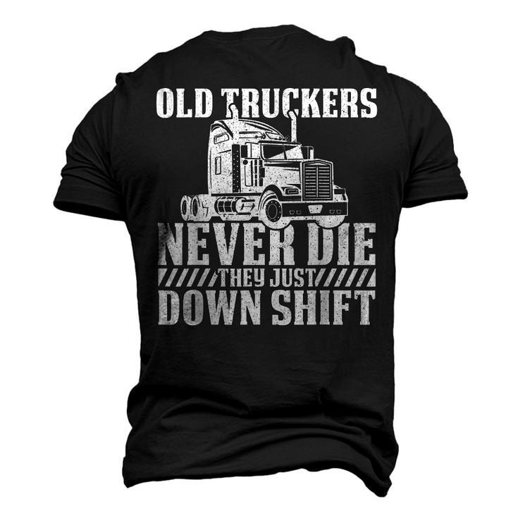 Truck Driver - Big Trucking Trucker Men's 3D T-shirt Back Print