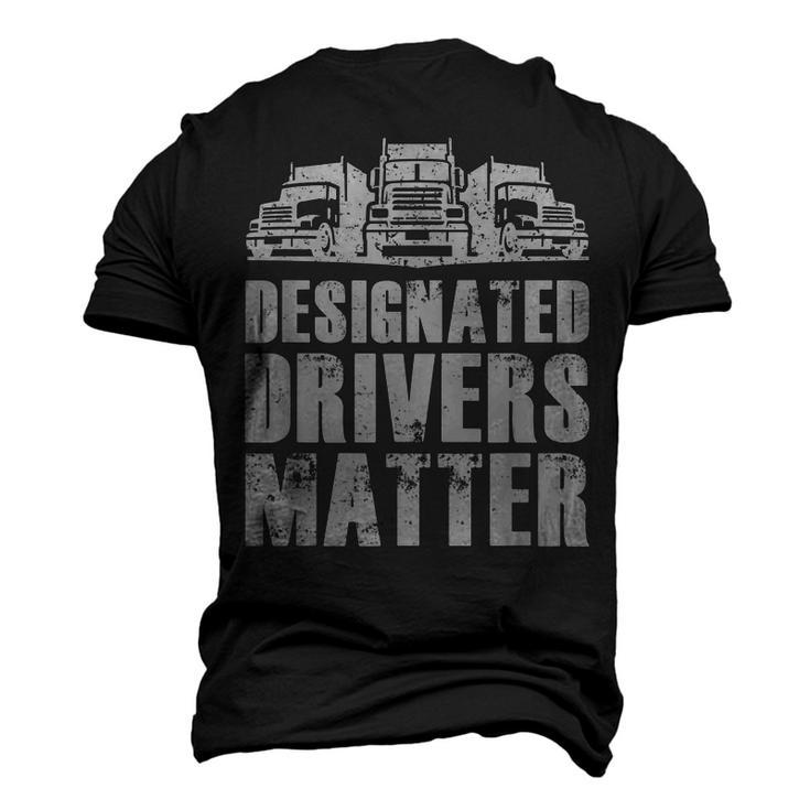 Truck Driver - Big Trucking Trucker Men's 3D T-shirt Back Print