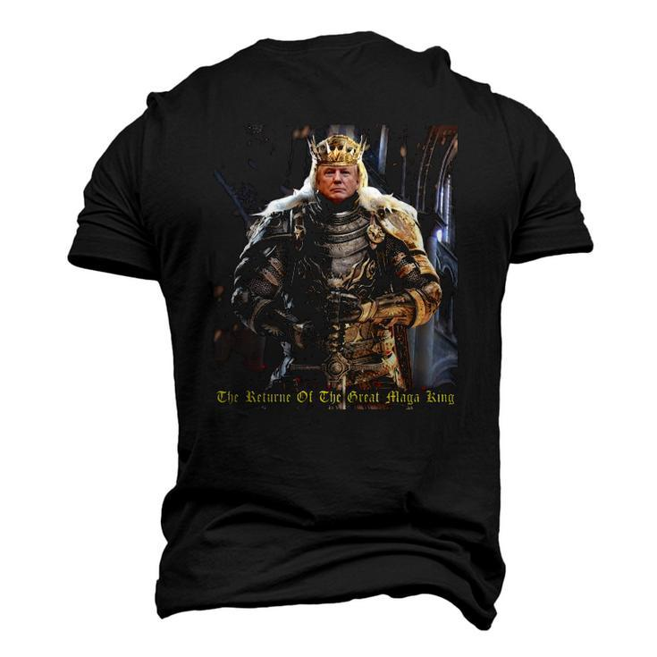 Trump King Of Avalon Maga King The Return Of The Great Maga King Men's 3D T-Shirt Back Print