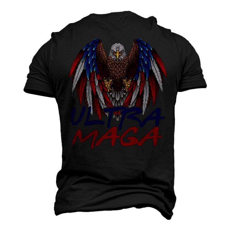 Ultra Maga Eagle Make America Great Aga Men's 3D Print Graphic Crewneck Short Sleeve T-shirt