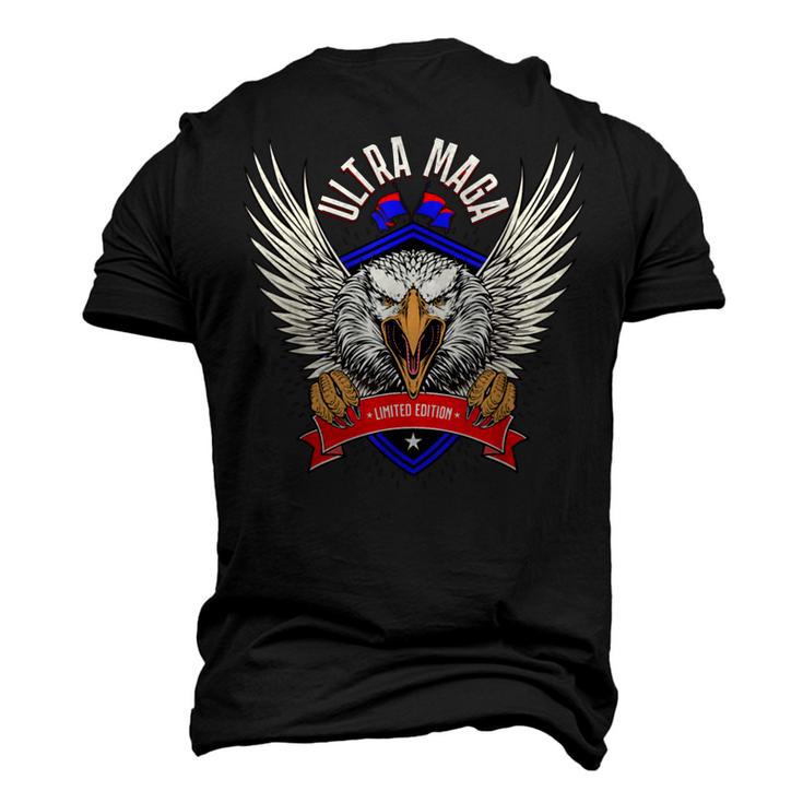 Ultra Maga Eagle Proud Ultra Maga Men's 3D Print Graphic Crewneck Short Sleeve T-shirt