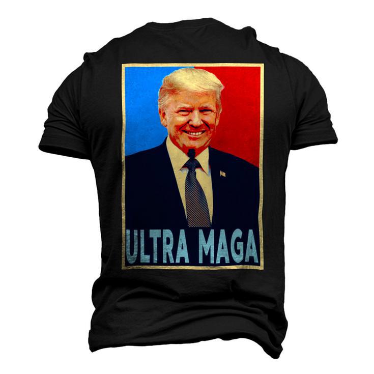 Ultra Maga President Donald Trump Gift Men's 3D Print Graphic Crewneck Short Sleeve T-shirt