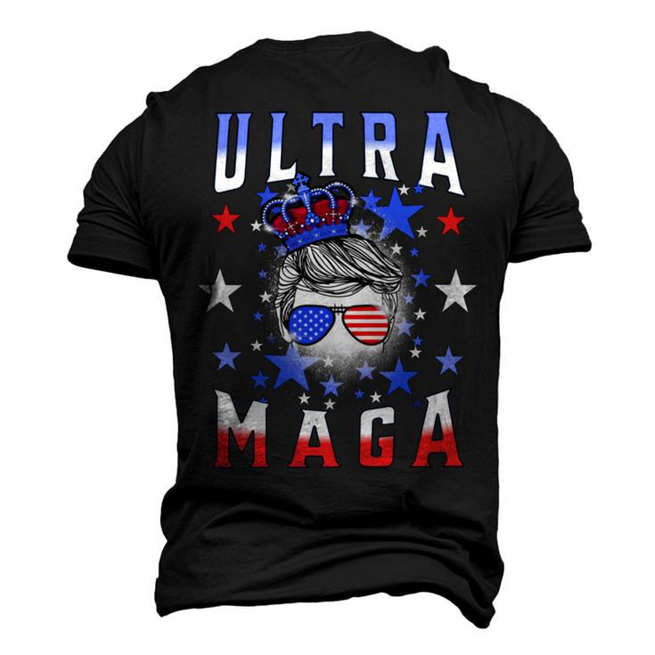 Ultra Maga  The Return Of The Great Maga King   V2 Men's 3D Print Graphic Crewneck Short Sleeve T-shirt