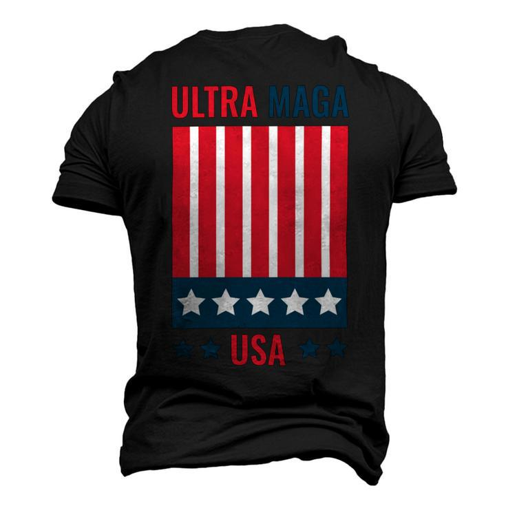 Ultra Maga Usa Men's 3D Print Graphic Crewneck Short Sleeve T-shirt