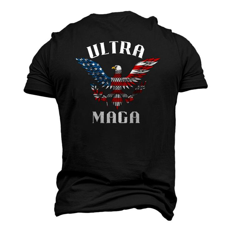Ultra Mega No Baby Formula Biden Usa Flag Eagle On Back Men's 3D T-Shirt Back Print