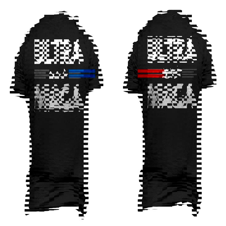 Ultra Mega Patriotic Trp Republicans Conservatives Apparel Men's 3D T-shirt Back Print