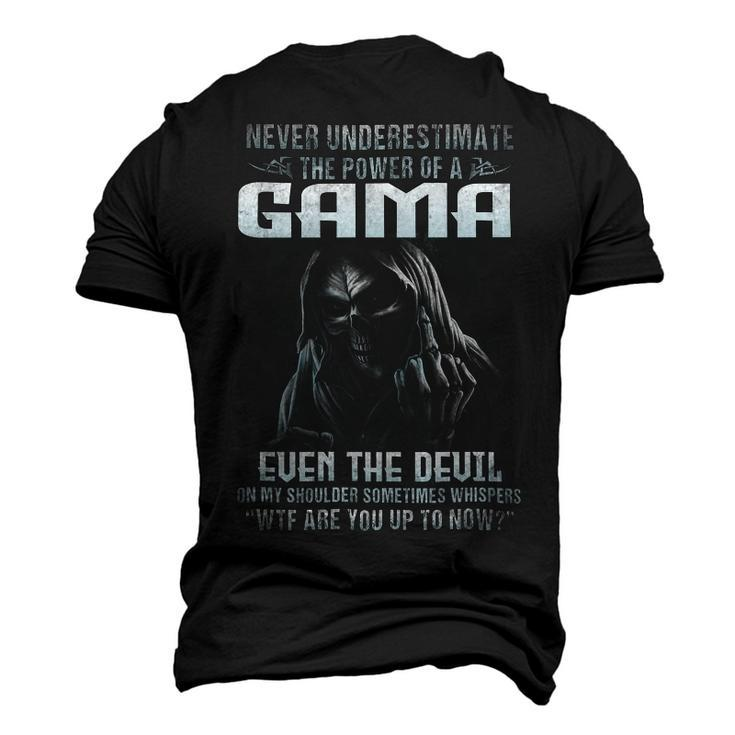 Never Underestimate The Power Of An Gama Even The Devil V6 Men's 3D T-shirt Back Print