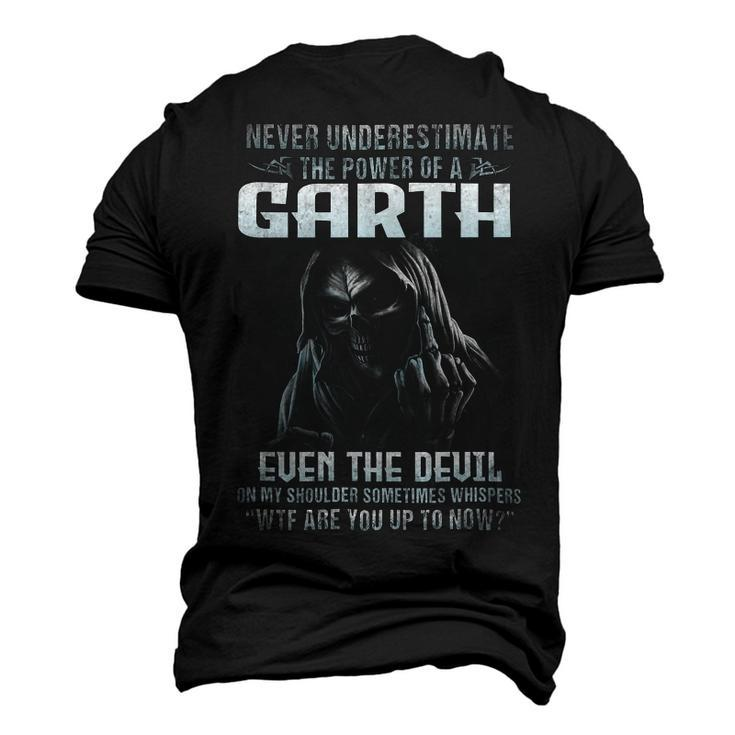 Never Underestimate The Power Of An Garth Even The Devil V6 Men's 3D T-shirt Back Print
