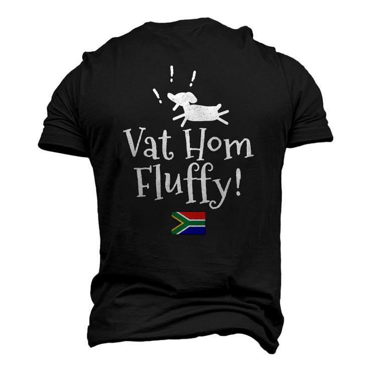 Vat Hom Fluffy South African Small Dog Phrase Men's 3D T-Shirt Back Print