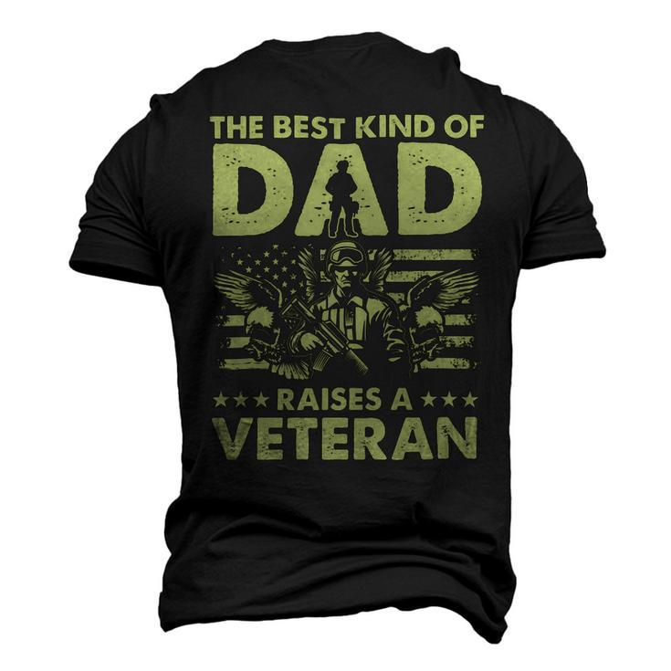 Veteran Best Kind Of Dad Raises A Veteran 91 Navy Soldier Army Military Men's 3D Print Graphic Crewneck Short Sleeve T-shirt