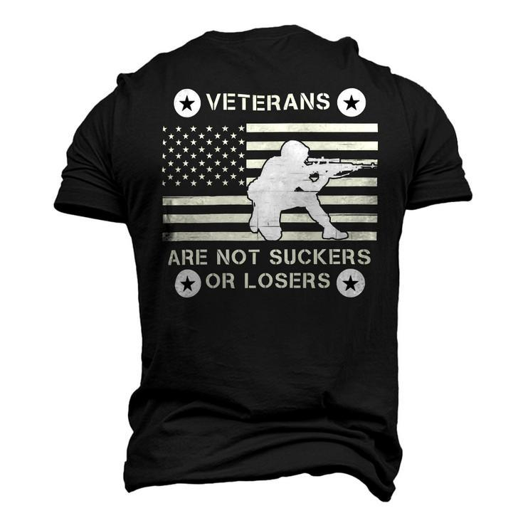 Veteran Veterans Are Not Suckers Or Losers 214 Navy Soldier Army Military Men's 3D Print Graphic Crewneck Short Sleeve T-shirt
