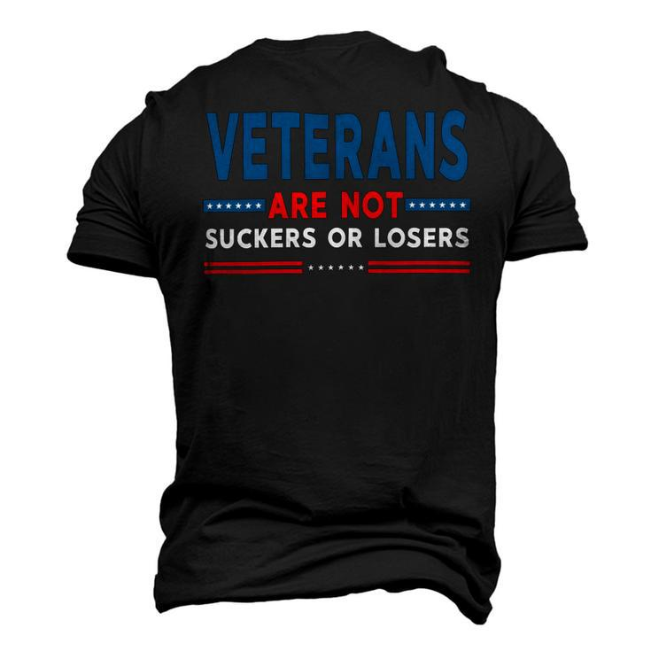 Veteran Veterans Are Not Suckers Or Losers 220 Navy Soldier Army Military Men's 3D Print Graphic Crewneck Short Sleeve T-shirt