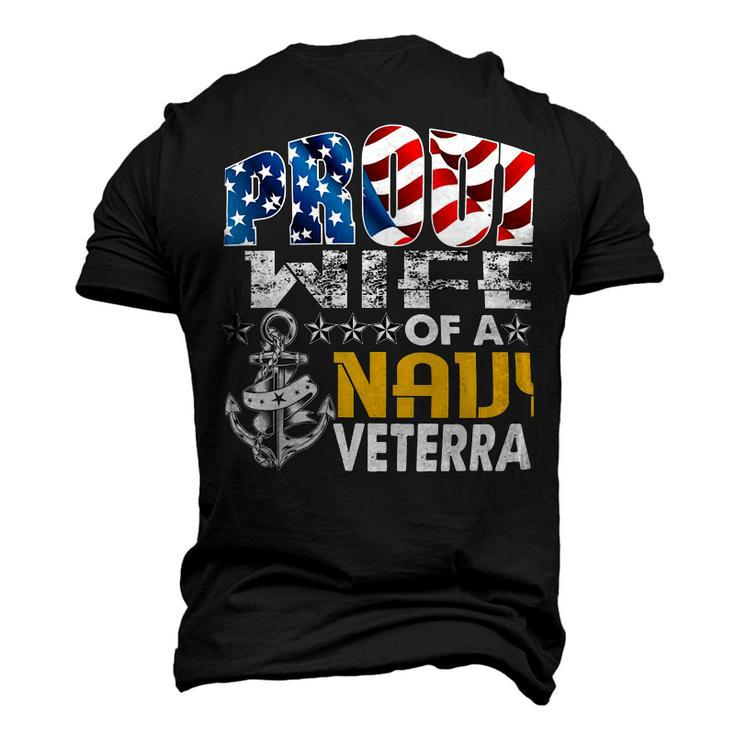Veteran Veterans Day Proud Wife Of A Navy Veteran Vintage Veterans Day 105 Navy Soldier Army Military Men's 3D Print Graphic Crewneck Short Sleeve T-shirt