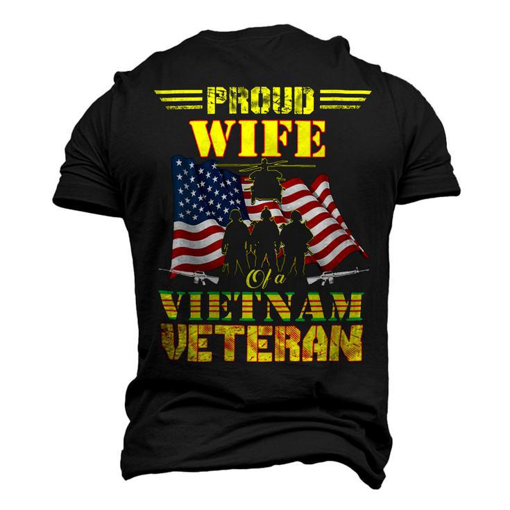 Veteran Veterans Day Womens Proud Wife Of A Vietnam Veteran For 70 Navy Soldier Army Military Men's 3D Print Graphic Crewneck Short Sleeve T-shirt